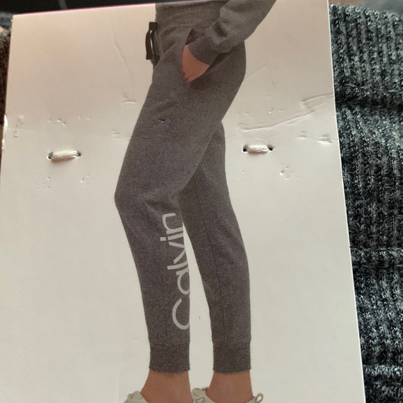 Calvin Klein sweatpants new with tags size small gray - Picture 1 of 5